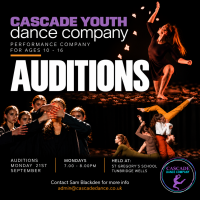 Auditions Cascade Youth Company